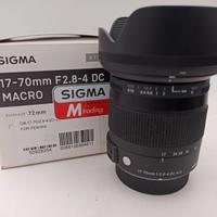 SIGMA 17-70 f2.8-4.0 DC MACRO