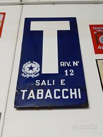 Tabella originale Sali e Tabacchi anni 60