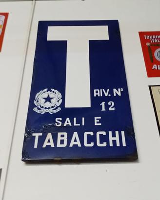 Tabella originale Sali e Tabacchi anni 60