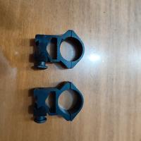 attacchi cannocchiale varie misure lega leggera