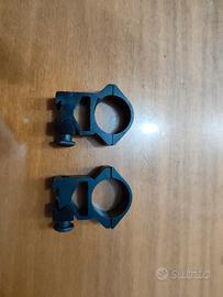 attacchi cannocchiale varie misure lega leggera