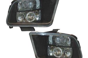 FARI PER FORD MUSTANG 05- OCCHI ANGEL LED NERO