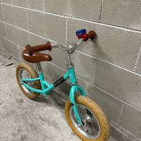 Bici Veloretti senza pedali color verde acqua