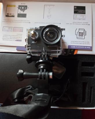 Videocamera/fotocamera subacquea/moto/bici