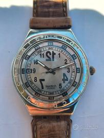 SWATCH IRONY BACKWARD BIG YGS401 AG 1993 VINTAGE