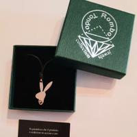 Collana unisex Rombo Tondo ciondolo un con