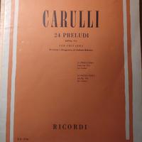 Carulli 24 preludi dall' opera 114 per chitarra