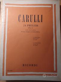 Carulli 24 preludi dall' opera 114 per chitarra