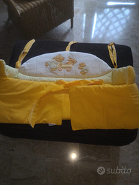 Set tessile (paracolpi piumino) lettino Picci