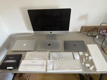 Lotto Apple IMac e 3 Macbook + accessori