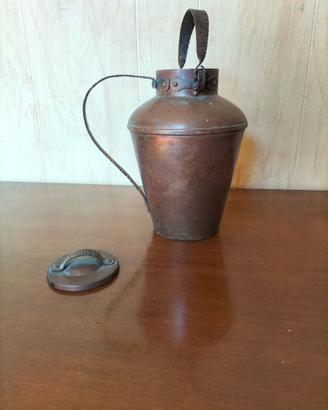 Anfora Vaso rame con coperchio