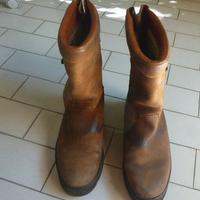 stivaletto da uomo scamosciato e imbottito in lana