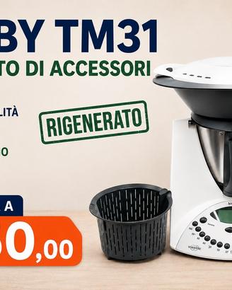 BIMBY TM31 RIGENERATO – COMPLETO DI ACCESSORI