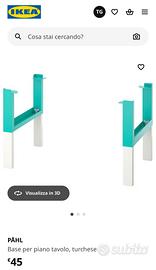 Pahl scrivania bambini ikea gambe base