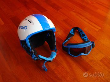 Casco sci BRIKO KODIAKINO + maschera sci