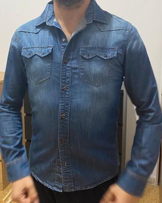 Camicia uomo in jeans