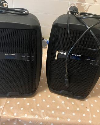 COPPIA CASSE GEMINI 8 pollici