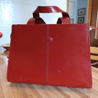 Borsa pelle borgogna di Tod's 