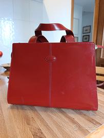 Borsa pelle borgogna di Tod's 