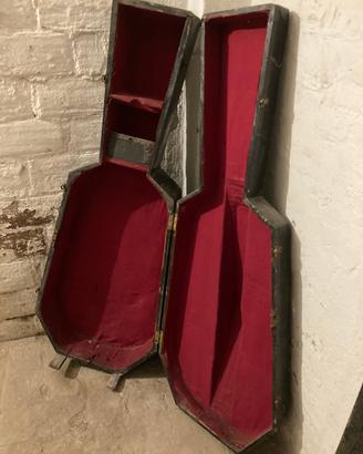 Custodia antica in legno per Violoncello