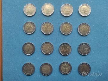 Lotto di 16 monete da collezione