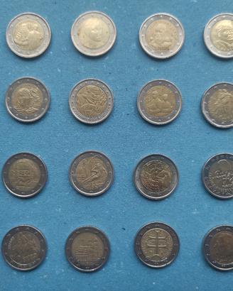 Lotto di 16 monete da collezione