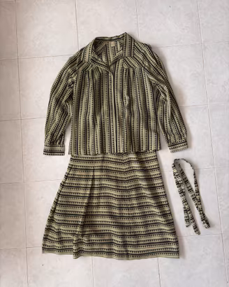 Completo coordinato vintage