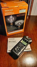 REGISTRATORE DIGITALE PORTATILE STEREO TASCAM DR-0