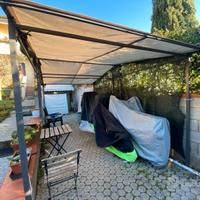Gazebo Copertura in Acciaio e PVC xSole e Pioggia