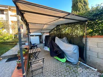 Gazebo Copertura in Acciaio e PVC xSole e Pioggia