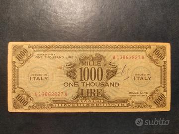 Mille lire , Italo Americana Del 1943,,RaraTop