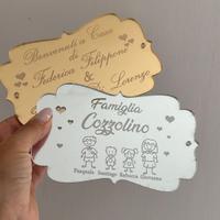 Targhe Fuori Porta Personalizzabili in Plexiglass 