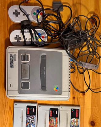 Super nintendo con giochi