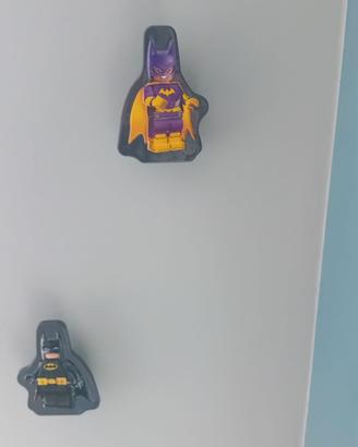 appendiabiti per cameretta bat man + bat girl