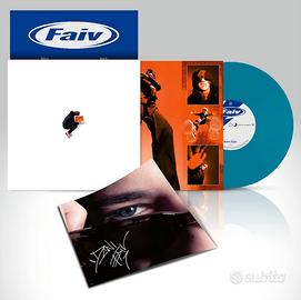 Vinile FAIV Colorato Azzurro Autografato