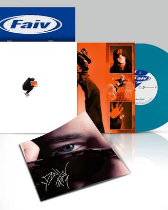 Vinile FAIV Colorato Azzurro Autografato