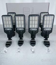 Set 6 Faretti Solari LED con Sensore 