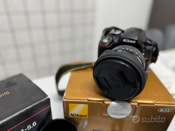 Nikon D3300 + obiettivo sigma 10-20 mm