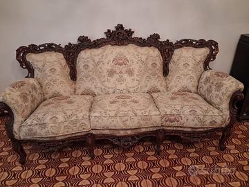 set divani stile Luigi xv barocco