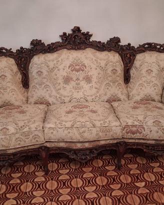 set divani stile Luigi xv barocco