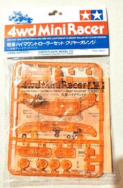 Mini4wd High-mount Roller Set Orange