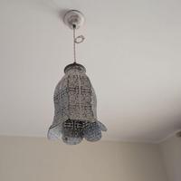 Lampadario orientale metallo traforato