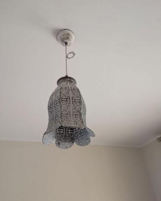 Lampadario orientale metallo traforato