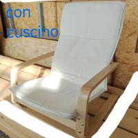 Poltrona Ikea Pello custom con cuscino