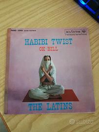 disco 45 giri the latins habibi twist ok bill raro