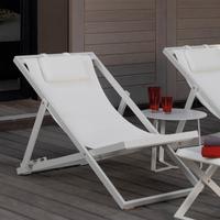 Coppia sdraio colore bianco Talenti touch