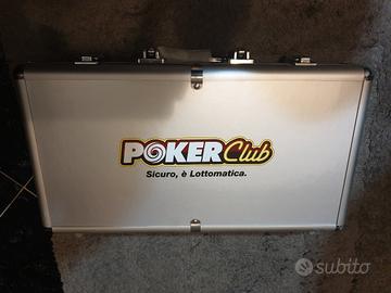 Poker set valigetta pokerclub