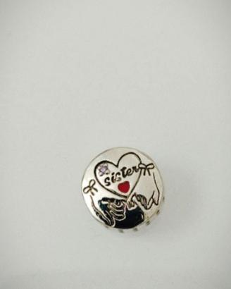 Charm per bracciale sorella sister
