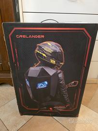 Zaino LED Crelander Knight - Zaino Moto Rigido con