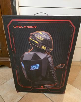 Zaino LED Crelander Knight - Zaino Moto Rigido con